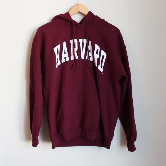 Gildan Tops - Burgundy Harvard Hoodie